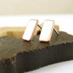 Geometric earrings . Small ..