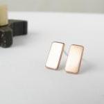 Geometric earrings . Small ..