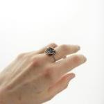 Rose coctail ring . Copper ..