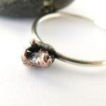 Minimalist ring. Freeform c..
