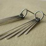 Sterling silver earrings . ..