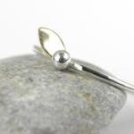 Delicate ring. Sterling sil..